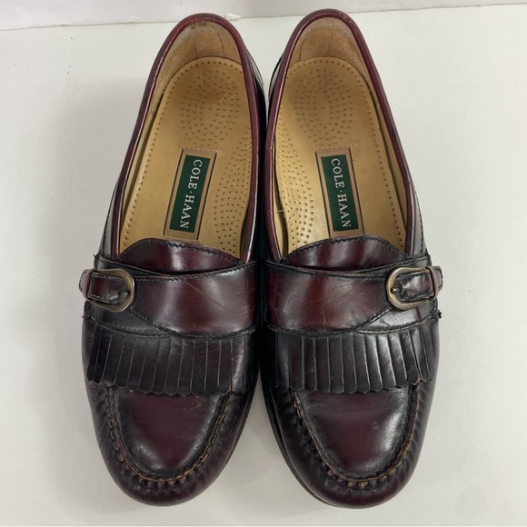 Cole‎ Haan City Kiltie Fringe Pinch Buckle Loafer Mens 8.5 - Picture 8 of 12